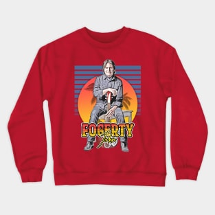 john fogerty retro style flyer vintage Crewneck Sweatshirt